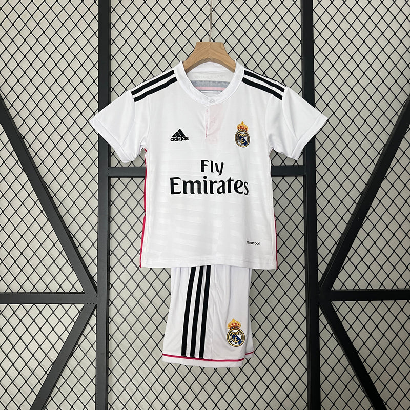 CAMISETA REAL MADRID I 14/15 CONJUNTO INFANTIL (RETRO)