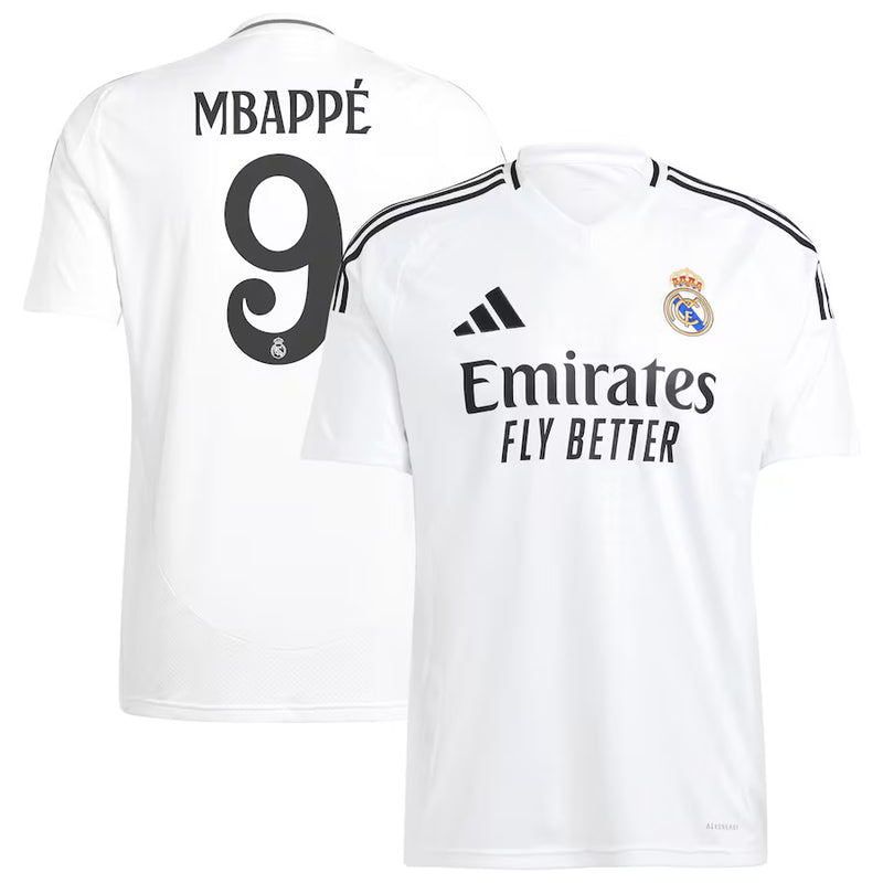 CAMISETA REAL MADRID 2024 MBAPPÉ BLANCO - HOMBRE