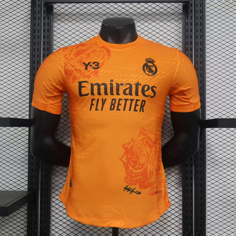 CAMISETA REAL MADRID Y-3 NARANJA 24/25 HOMBRE (VERSIÓN JUGADOR)